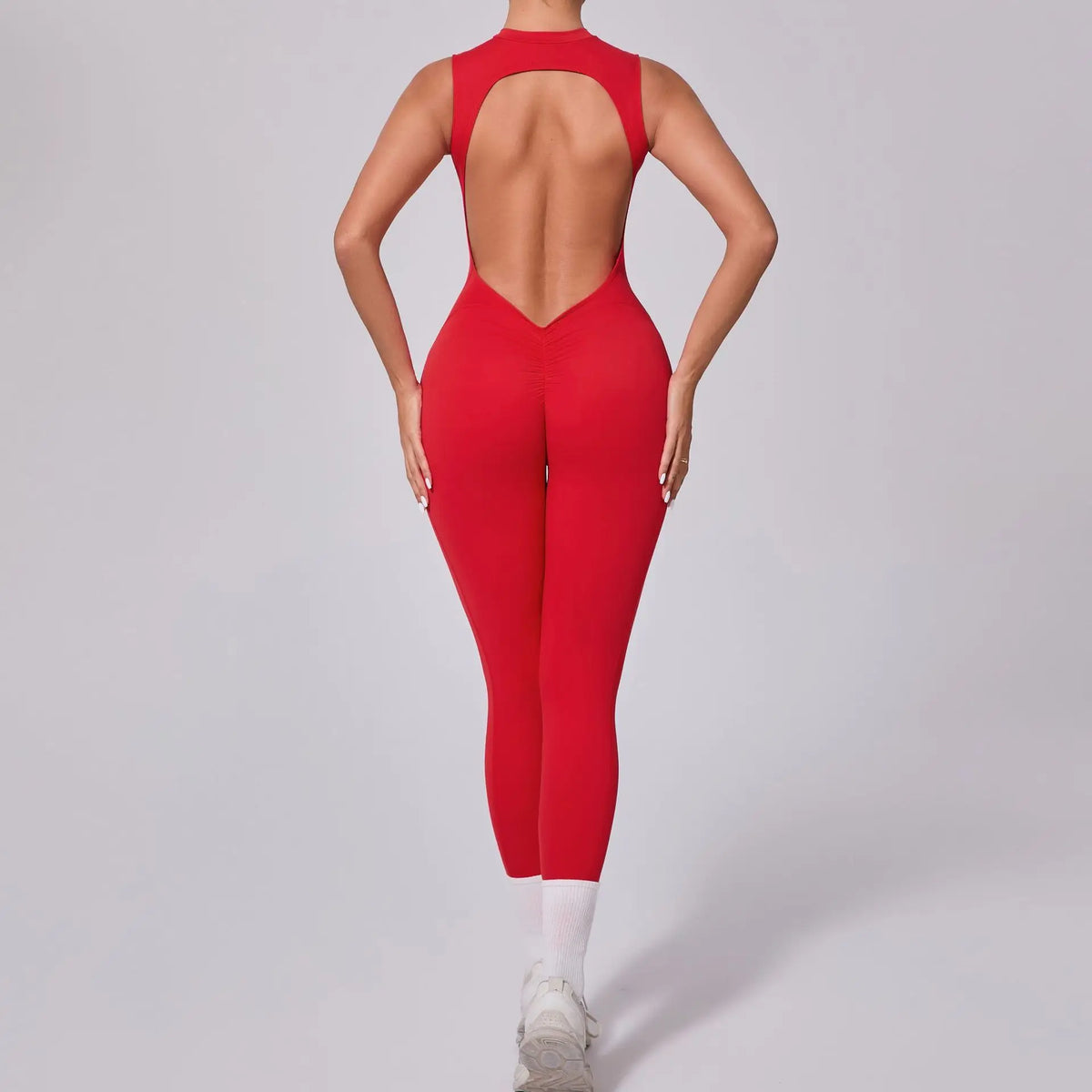 Female Jumpsuit One Pieces Fitness Overalls Body Sexy Bodysuit Sports Jumpsuit Gym Sportswear Pants Woman Clothing Black Romper - Matrix Studios