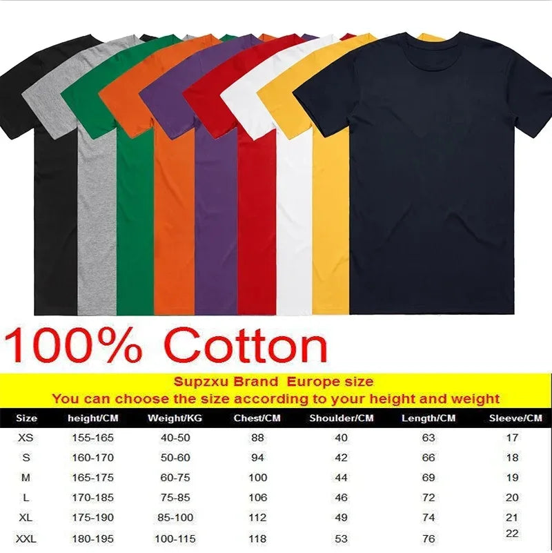 EU size 100% pure cotton custom T-shirt front and back team school uniform store logo text photo for men's personalized high-end - Matrix Studios