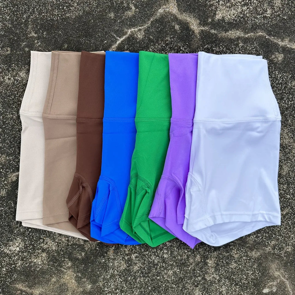 Women Fitness Sport Short High Waist Gym Leisure Yoga Short Legging Soft Tight Athletic Squatting Proof Comprehensive Training - Matrix Studios