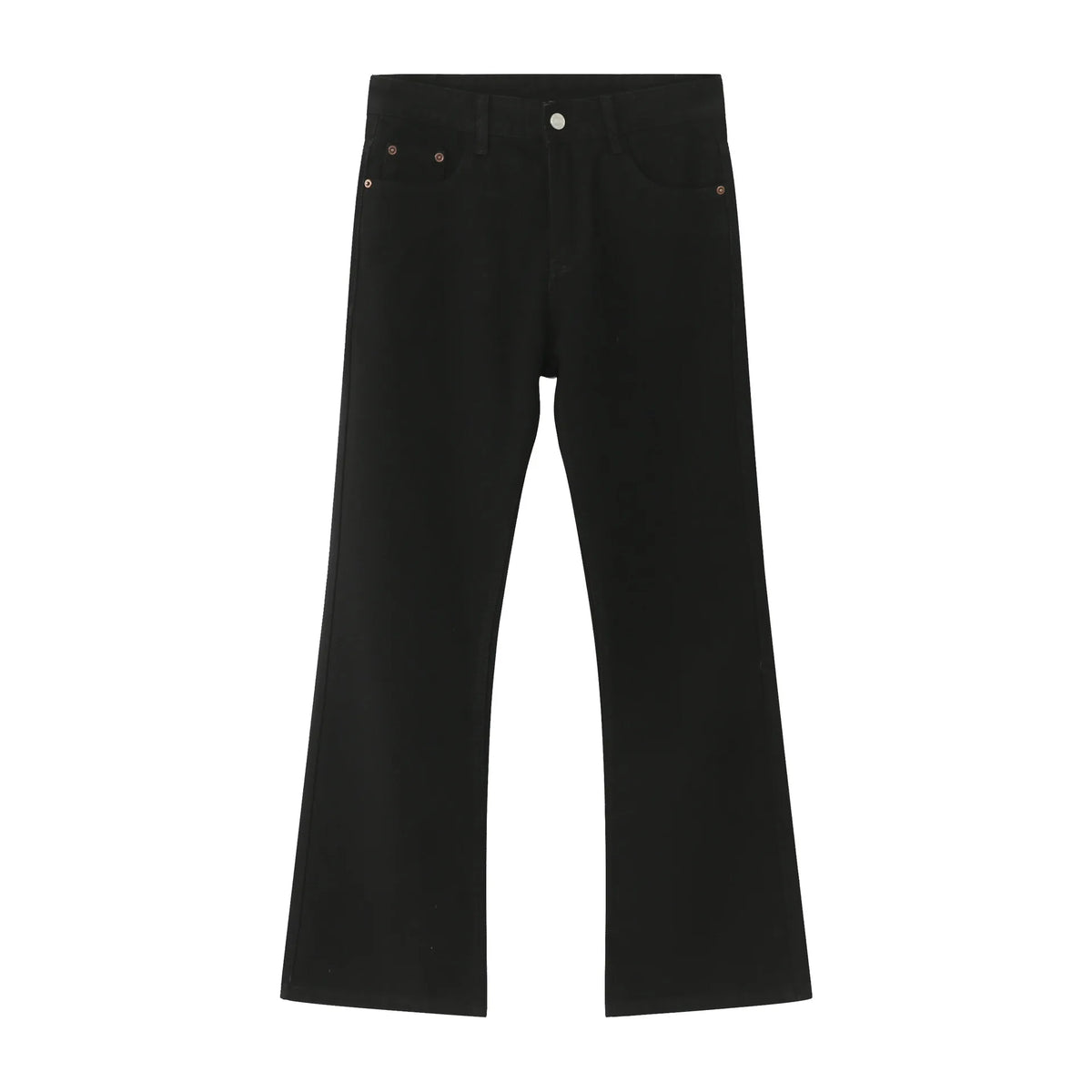 Male Japan Korea Style Vintage Denim Trousers Pant Men High Street Hip Hop Casual Hole Small Flare Jeans Pant - Matrix Studios
