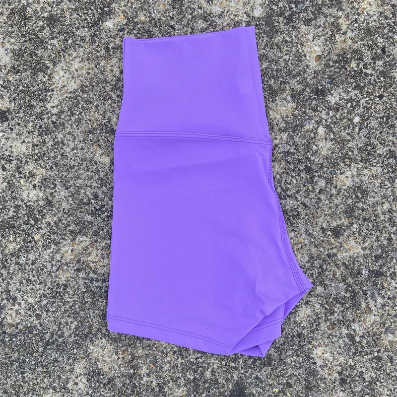 Sexy Solid Color Women Fitness Sport Short High Waist Athletic Yoga Short Leg Cycling Comprehensive Training Jogging Squat Proof - Matrix Studios