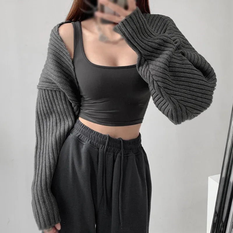 Open Front Solid Color WomenBolero Shrug Cardigan Cropped Casual Bolero for Everyday Date Nights Parties - Matrix Studios