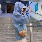 Autumn Winter New Funny Shark Patchwork Hoodies Men and Women Kawaii Sweatshirt Fashion Casual Pullover School Oversized Clothes - Matrix Studios