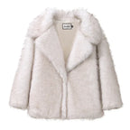 Neo Mint 2024 Winter Faux Fur Coat Women Brand Fashion Fluffy Fox Fur Outerwear Overcoat Girl Street Style Furry Warm Jacket - Matrix Studios