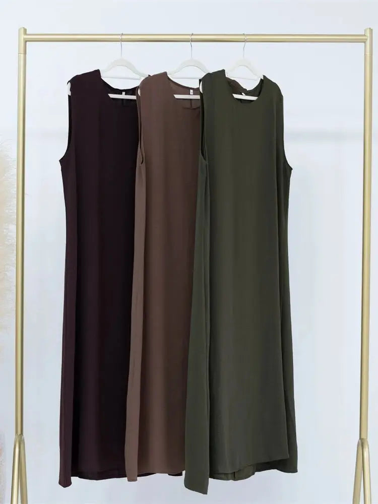 Ramadan Black White Dubai Prayer Clothes Women Turkey Islam Muslim Modest Jersey Under Abaya Dress Kebaya Robe Femme Musulmane - Matrix-studios.com