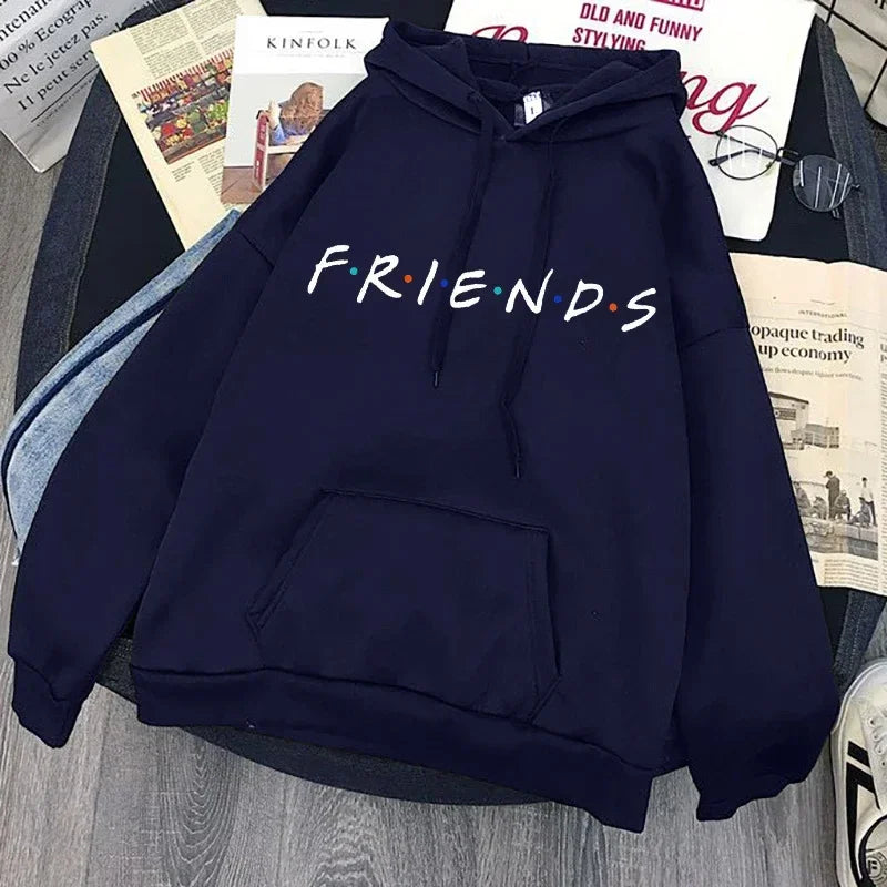 Friends TV Show Hoodies for Women, Funny Cartoon Friends Hoodies, Ullzang Graphic, Vintage Anime Sweatshirt, Female Hoody, 90s - Matrix Studios