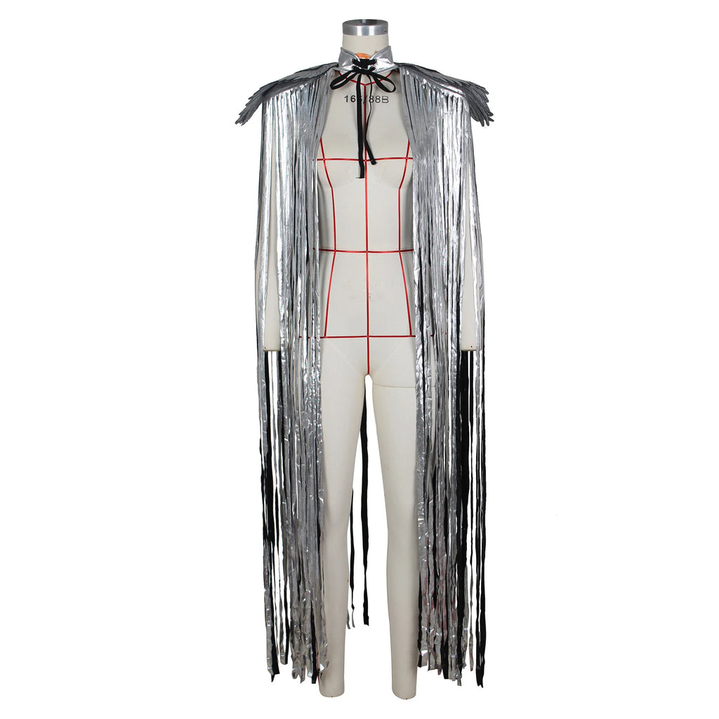 Sparkly Wing Fringe Tassel Patchwork Shawl Women Vintage Cosplay Cape Ponchos Bohemian Cardigan Cloak Boho Capes Streetwear 2024 - Matrix Studios