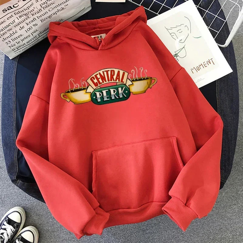 Friends TV Show Hoodies for Women, Funny Cartoon Friends Hoodies, Ullzang Graphic, Vintage Anime Sweatshirt, Female Hoody, 90s - Matrix Studios