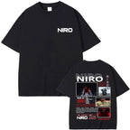 Rapper Niro OX7 Album Graphic T-shirt Men Women Hip Hop Fashion Pop Music T-shirts Male Casual Cotton Vintage T Shirt Streetwear