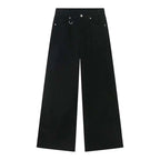 IEFB Vintage Camouflage Men's Jeans Fashion Washed Casual Wide Leg Denim Pants Autumn Winter Loose Male Trousers Old Blue 9C354 - Matrix Studios