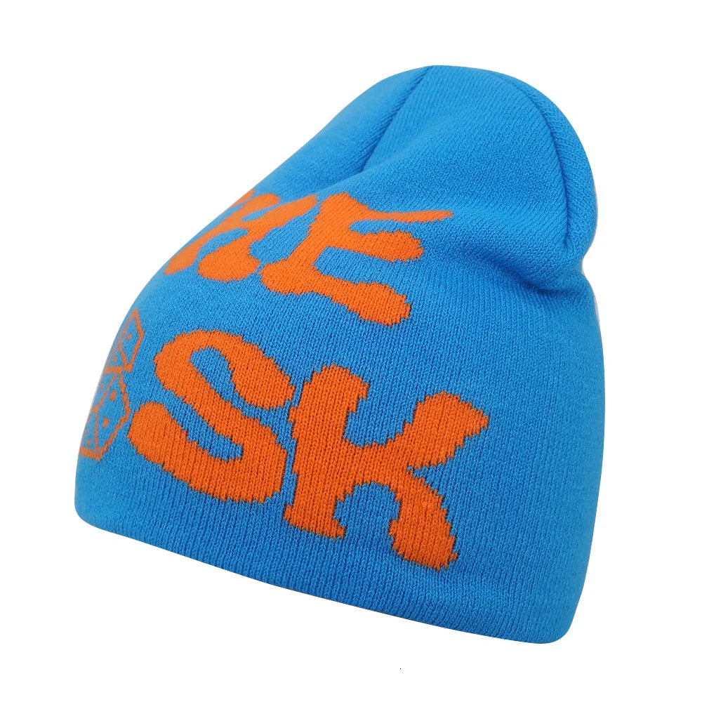 Y2K Letter Knitted Winter Autumn Beanie Cap Men Women Kanye Beanies Gorras Hombre Top Warm Skiing Hat Ear Hats Hip Hop Skullcap - Matrix-studios.com