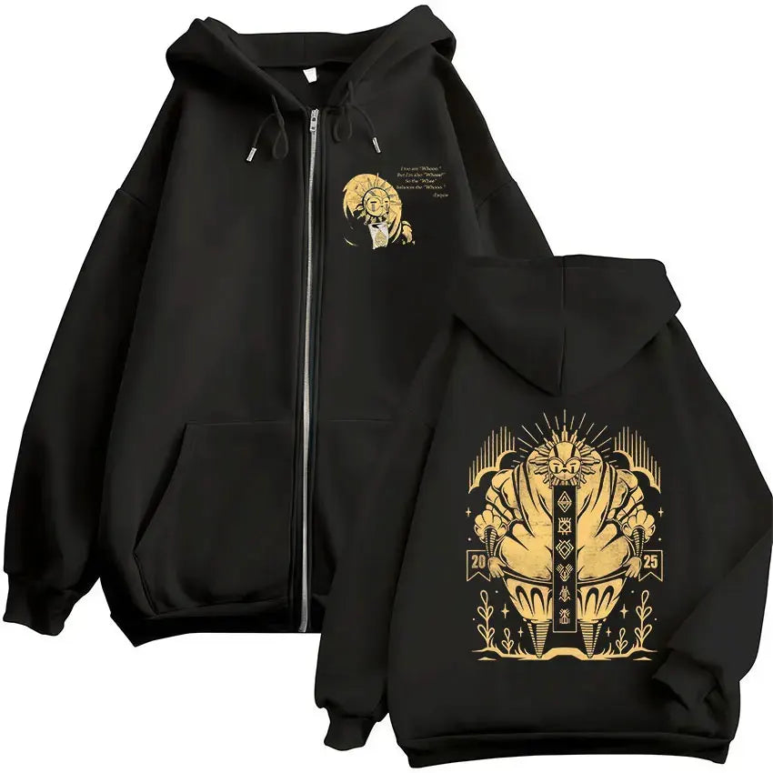 Game Esquie Clair Obscur Expedition 33 Jacket Hoody Unisex Vintage Oversized Zip Up Sweatshirt High Quality Fleece Zipper Hoodie - Matrix Studios