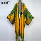 Europe WINYI new tunic bikini sweet lady pink boho Cardigan stitch Cocktail sexcy Boho Maxi Holiday Batwing Sleeve KIMONO mujer - Matrix Studios