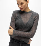 2025 Autumn Solid Color Round Neck Hollow Knitted Sweater Still Commuting Long Sleeve Hoodie Casual Long Sleeve Top - Matrix-studios.com