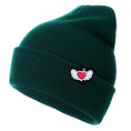 Autumn and Winter Versatile Solid Color  Hat For  Outdoor Warmth and Cold Hat Hip-Hop Fashion Embroidered Knitted Hat