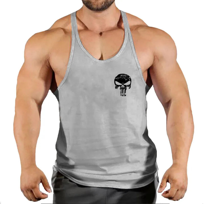 Men's Clothing Gym Vest Vests Bodybuilding Man Top for Fitness Stringer Sleeveless Sweatshirt T-shirts Suspenders Man Clothes - Matrix Studios