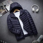 New Autumn And Winter Down Jacket Men's Fashion Hooded Super Light Warm Slim Coat Down Jacket Men's Coat - Matrix Studios