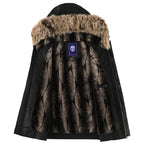 New Fashion Men Hooded Fur Collar Winter Down Jackets Male Outwear Casual Fleece Parkas Warm Coats Good Quality Men Jackets 3XL - Matrix Studios