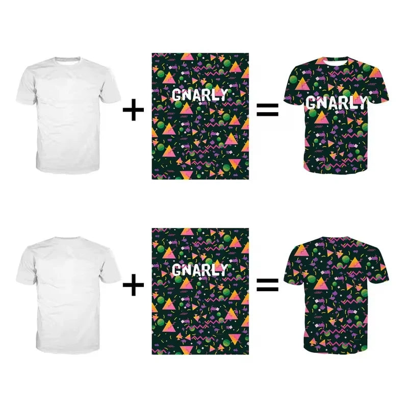 New DIY Pattern T-Shirt For Men Women Personalized Custom 3D Print T Shirts Summer Casual Short Sleeve O-Neck Tops Street Tees - Matrix Studios