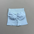 HISTELLO Gym Shorts 4.5" Women Fitness Sports Biker Shorts Low Waist Running Pants Workout Scrunch Butt Yoga Seamless Leggings - Matrix-studios.com
