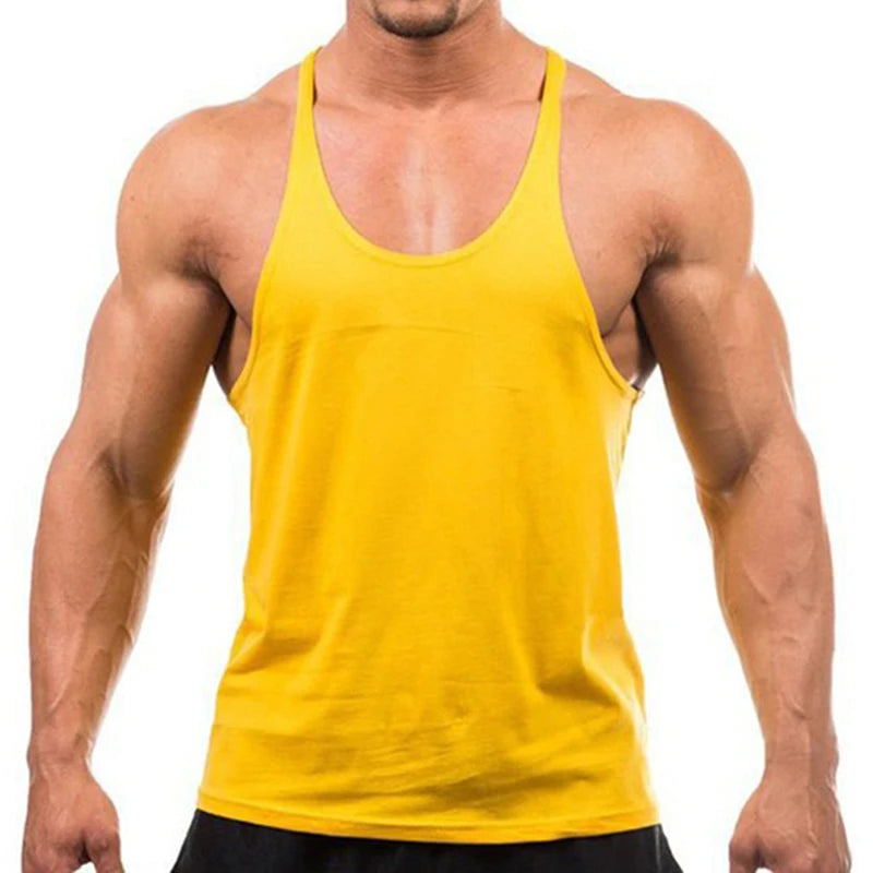 2025 New Bodybuilding Brand Jogger Gym Singlet Training Bodybuilding Tank Top Vest Shirt Sleeveless Fitness Cotton Shirt For Men - Matrix Studios