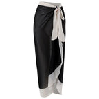 2026 New Sexy Print Retro Swimwear Beach Dress Cover Up Long Skirts Skirt Party Outfits Swimsuit Beachwear - Matrix Studios