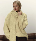 Hirsionsan 2025 New Soft Loose V Or O Neck Knitted Sweaters Women Winter Solid Female Pullovers Warm Basic Knitwear Jumper - Matrix Studios