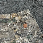 Men's Branch Camouflage Jeans American Style Old Washed Wide Leg Retro Loose Fashion Trend Street Straight Jeans Camo Pants Y2K - Matrix Studios