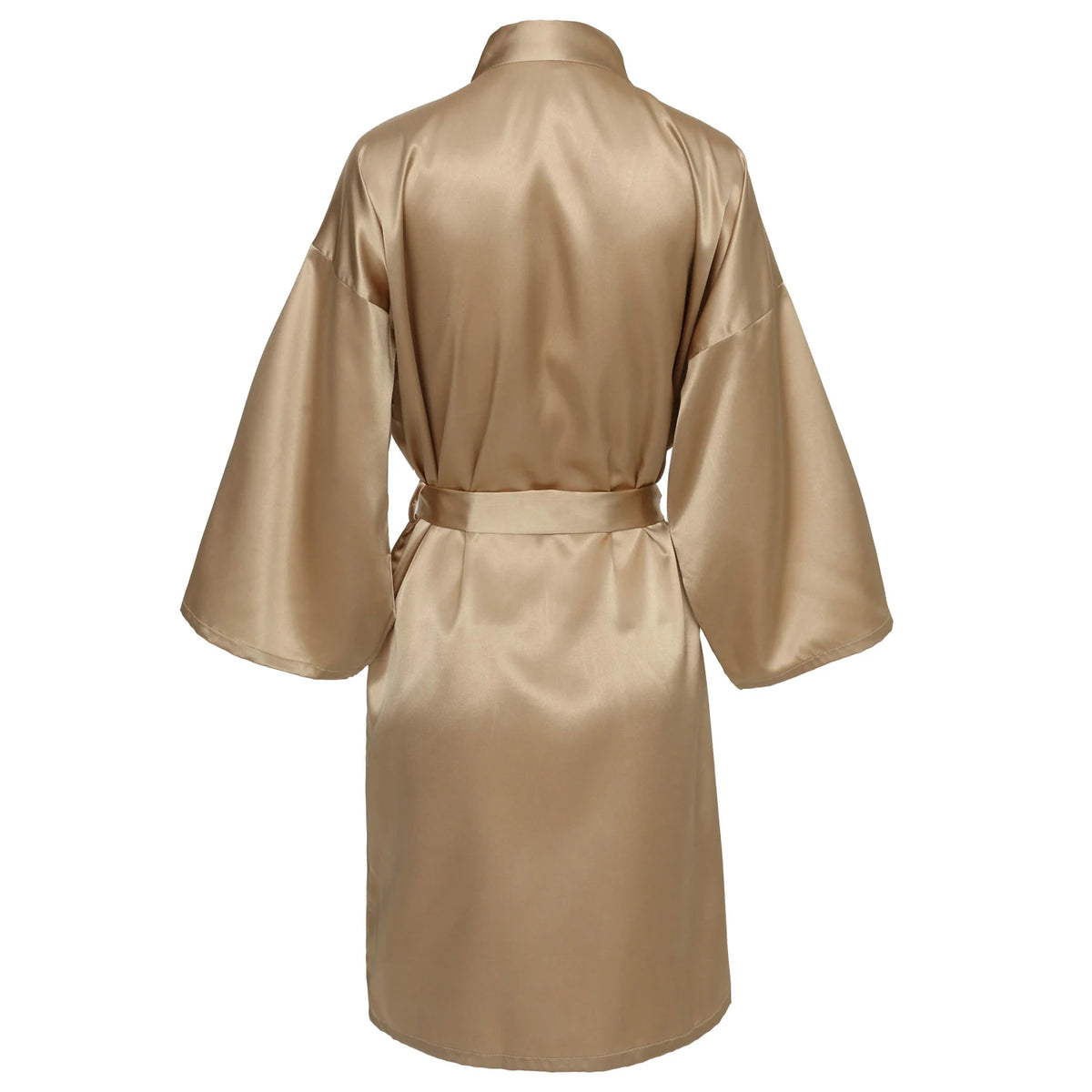 Wedding Party Team Bride Robe With Black Letters Kimono Satin Pajamas Bridesmaid Bathrobe SP2000 - Matrix-studios.com