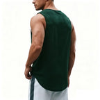 Summer Men's Gym Tank Top Fitness Training Clothing Quick-drying Loose Bodybuilding Sleeveless Shirt Men Fashion Basketball Vest - Matrix Studios