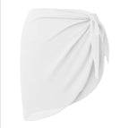 Women Short Sarongs Swimsuit Coverups Beach Bikini Wrap Sheer Short Skirt Chiffon Scarf Cover Ups for Swimwear - Matrix Studios