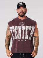 Chaozhou brand hot sales high street American retro washable old vest boys summer ins Chaozhou brand sports pure cotton sleevele - Matrix Studios