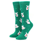 Novelty Woman Socks Harajuku Cotton Funny Happy Cartoon Cat Dog Pattern Unisex Socks Men Novelty Kawaii Socks - Matrix Studios