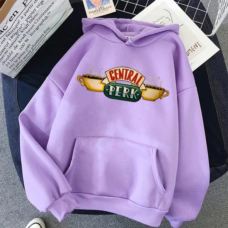 Friends TV Show Hoodies for Women, Funny Cartoon Friends Hoodies, Ullzang Graphic, Vintage Anime Sweatshirt, Female Hoody, 90s - Matrix Studios