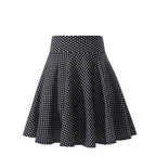 2025 Flared Skirts Women's Basic Shorts Skirt Fashion Versatile Black Casual Mini Skater Medium Pleated Fluffy Skirt Plus Size - Matrix-studios.com