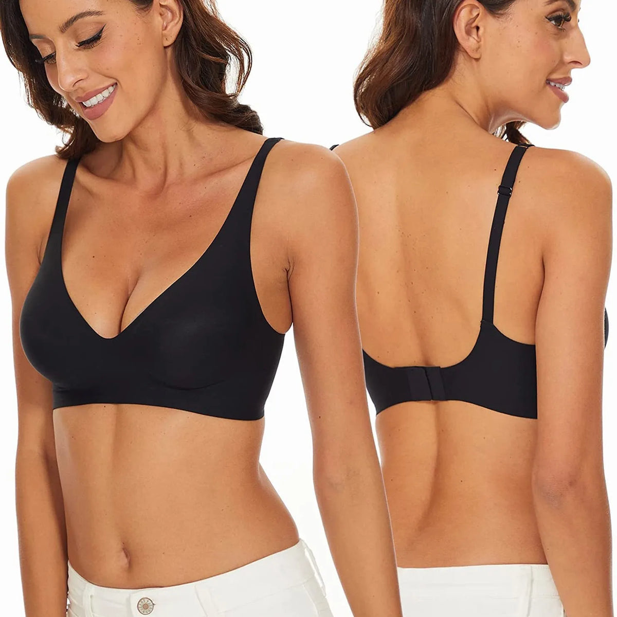Sexy Seamless Bra Wire Free Brassiere Adjustable Wireless Bras Women Underwear Female Push Up Padded Bralette Lingerie Intimates - Matrix Studios