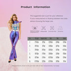 Women Vintage One Piece 70s Disco Dance Rompers Sleeveless Metallic Bell Bottom Flared Pants Jumpsuit for Retro Party Jazz Dance - Matrix Studios