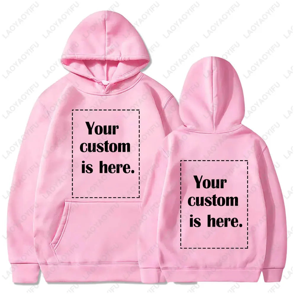 2026 Student Casual Custom Printed Text DIY Hoodie Customized Personalized Hoody Custom Hoodies Text Sweatshirt Clothes - Matrix Studios