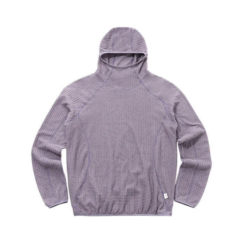 Men's air fleece hooded sweater autumn and winter new lightweight thermal hoodie couple - Matrix Studios