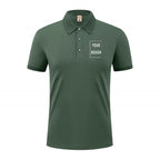 2025 Summer Causal Polo Shirt Custom Logo Printed Text Picture Brand Embroidery Personal Design Breathable Men And WomenTops - Matrix-studios.com