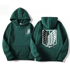 Japan Anime Attack on Titan Men Hoodies Spring Autumn Hip Hop Casual Pullover Top Hoodie Fashion Sweatshirts Jogging Sportswear - Matrix Studios