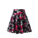 2025 Flared Skirts Women's Basic Shorts Skirt Fashion Versatile Black Casual Mini Skater Medium Pleated Fluffy Skirt Plus Size - Matrix-studios.com