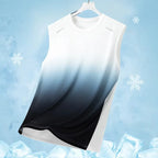 Simple Gradient Graphic Gym Tank Tops For Men Summer Fashion Fitness Sports 3D Printed Vest Loose Quick Dry Outdoor Tees Tops - Matrix Studios