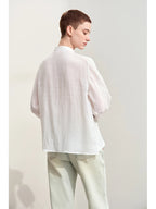 Amii Minimalism Women Shirts 2026 Autumn New Chinese Stand Collar Lace Decal Shirt Fashion Female Shell Button Blouses 12443001 - Matrix-studios.com