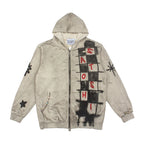 2026 New SATOSHI NAKAMOTO Men Women Zip Hoodie Distressed Ripped Checkered Graffiti Star Rhinestone Street Jacket - Matrix-studios.com