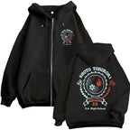 Japan Anime My Hero Academia Zip Up Hoodies Harajuku Fashion Manga Vintage Sweatshirt Men Women Fleece Oversized Tracksuit Coats - Matrix Studios