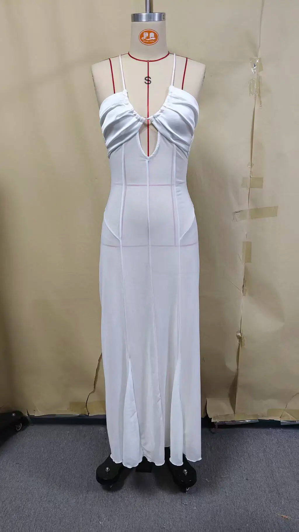 One Piece Summer Cover Ups Women Swimsuit Sleeveless Robes Bathing Suit 2026 New Beach Holiday Solid White Maxi Dresses Cover-Up - Matrix Studios
