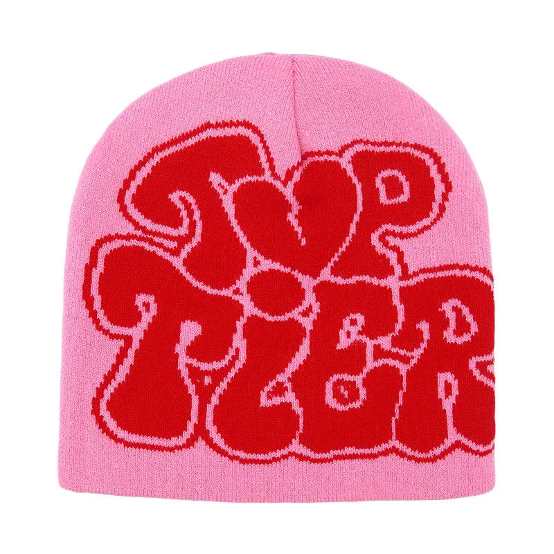 New Autumu Winter Keep Warm Knit Hat Women Men Skiing Beanies Outdoor Cold Hat Cycling Skullcap Fashion Letter Y2K Hiphop Beanie