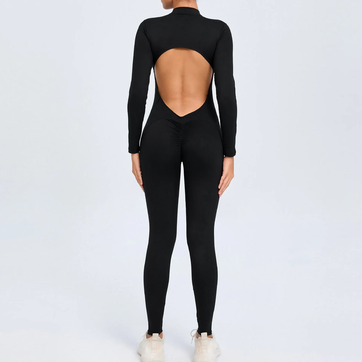 Sports Jumpsuit Woman Gym One Pieces Fitness Overalls Long Jumpsuits Summer Sexy Clothes for Women Long Sleeves Sportswear Blue - Matrix Studios