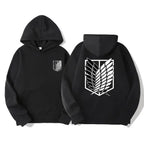 Japan Anime Attack on Titan Men Hoodies Spring Autumn Hip Hop Casual Pullover Top Hoodie Fashion Sweatshirts Jogging Sportswear - Matrix Studios